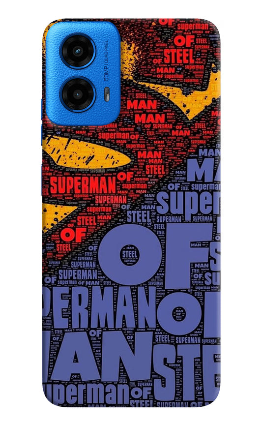 Superman Moto G45 Hard Case Back Cover by Casekaro