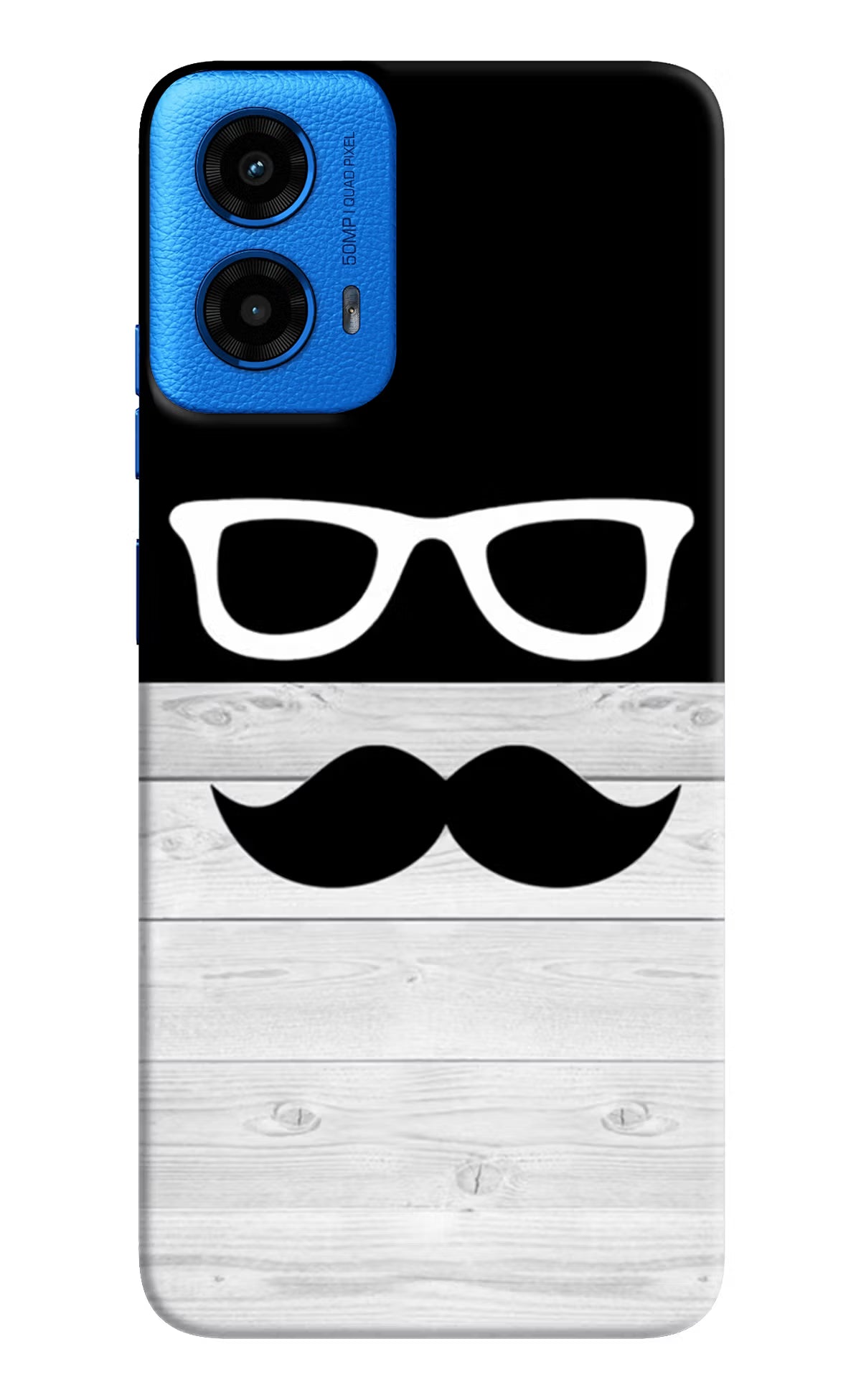 Mustache Moto G45 Hard Case Back Cover by Casekaro
