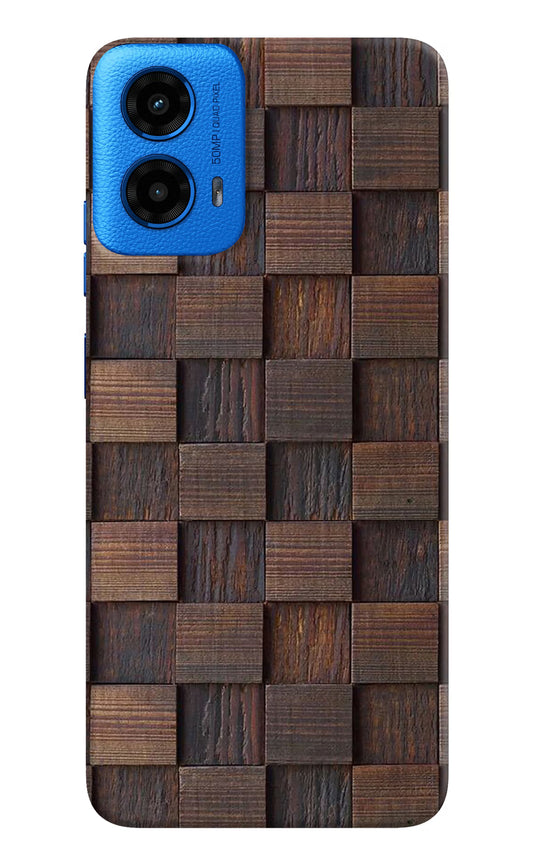 Wooden Cube Design Moto G45 Hard Case Back Cover by Casekaro
