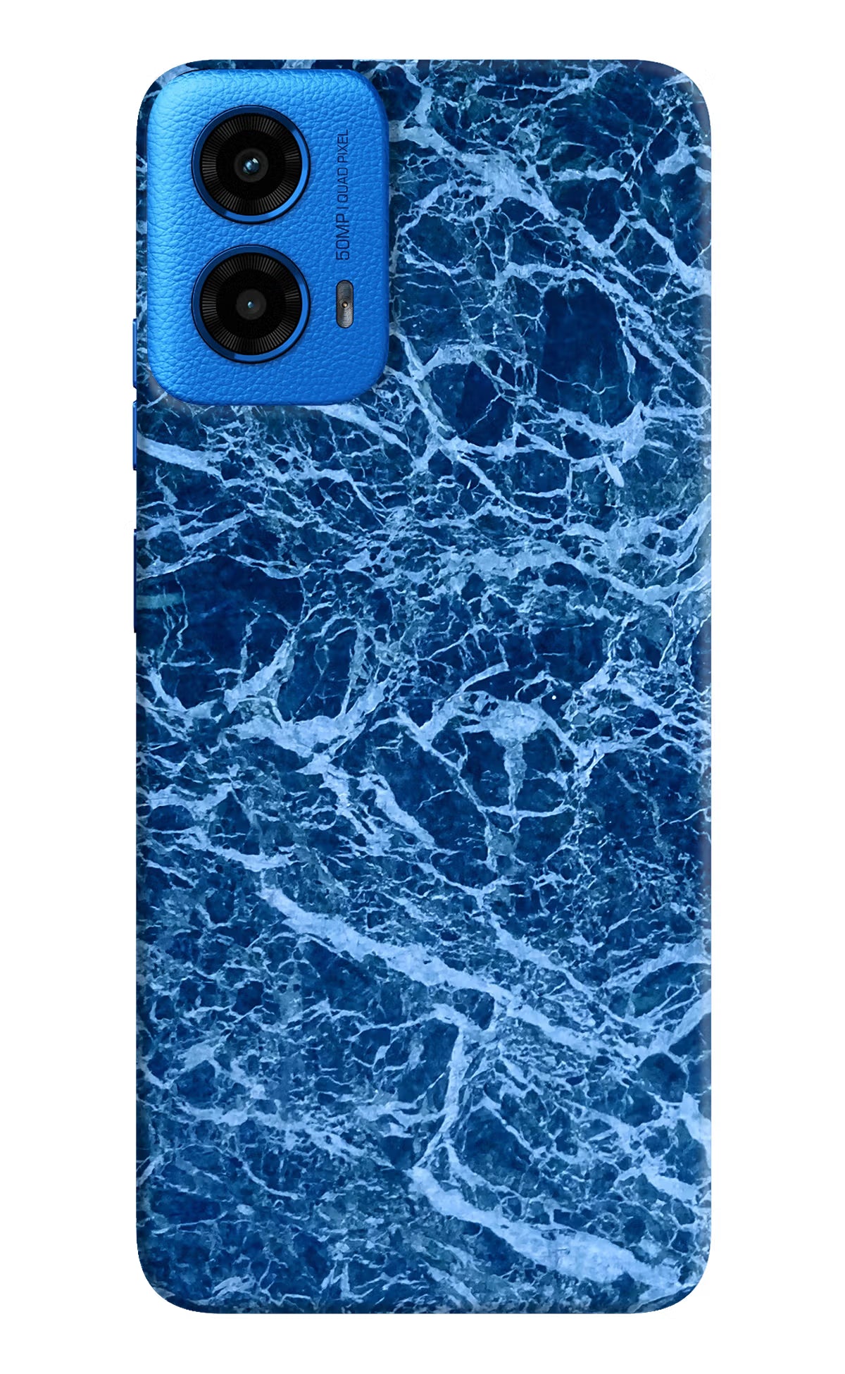 Blue Marble Moto G45 Hard Case Back Cover by Casekaro