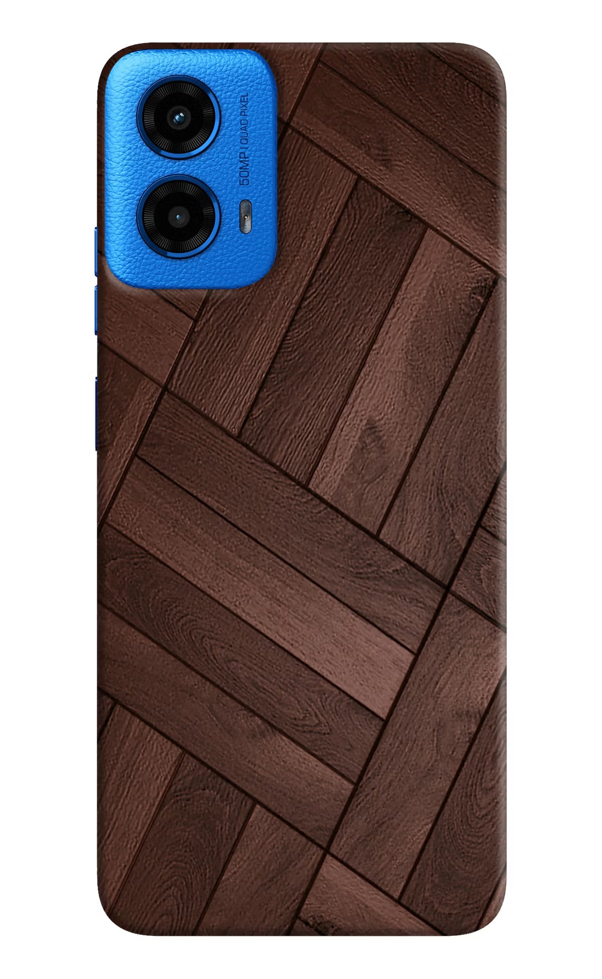 Wooden Texture Design Moto G45 Hard Case Back Cover by Casekaro