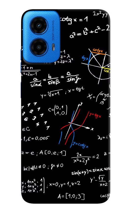 Mathematics Formula Moto G45 Hard Case Back Cover by Casekaro