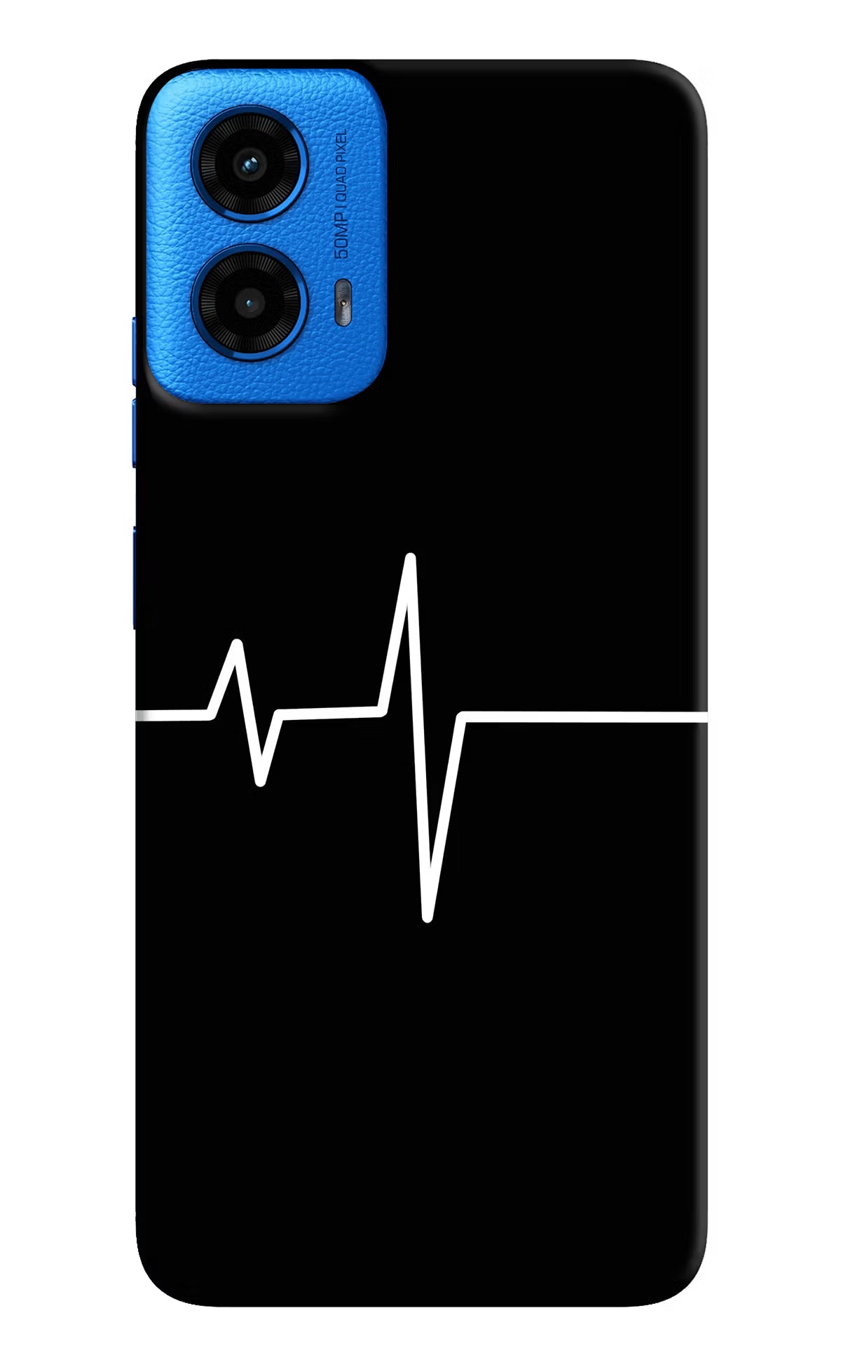 Heart Beats Moto G45 Hard Case Back Cover by Casekaro