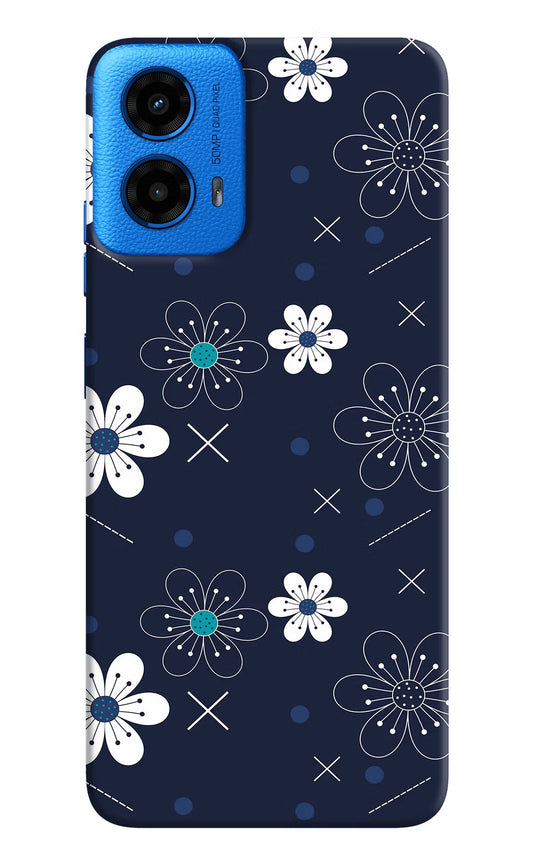 Flowers Moto G45 Hard Case Back Cover by Casekaro