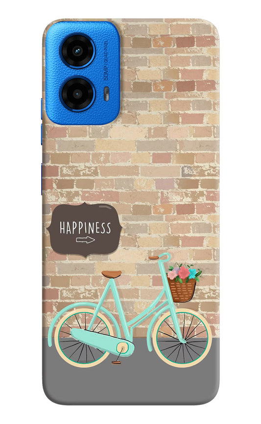 Happiness Artwork Moto G45 Hard Case Back Cover by Casekaro