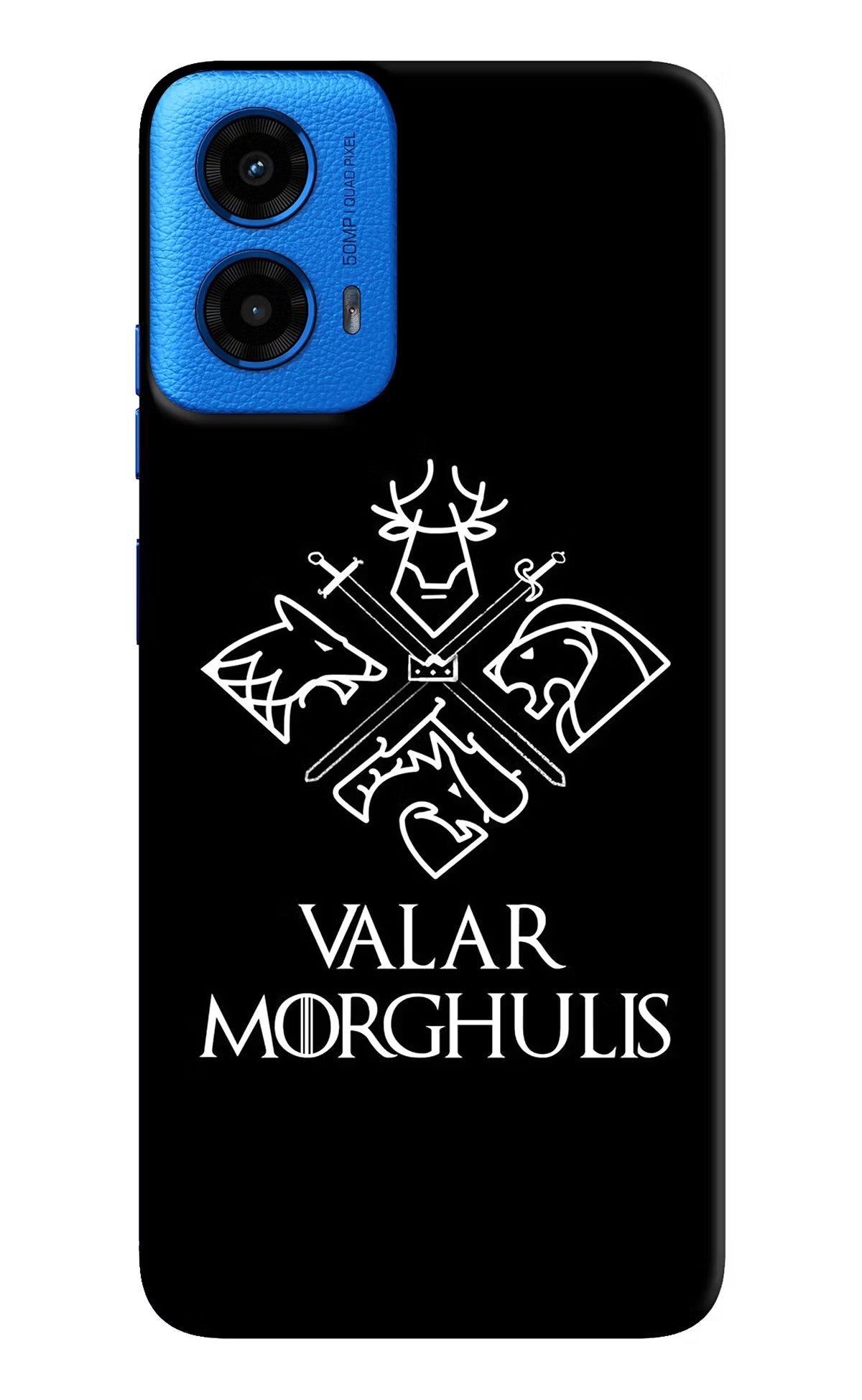 Valar Morghulis | Game Of Thrones Moto G45 Hard Case Back Cover by Casekaro