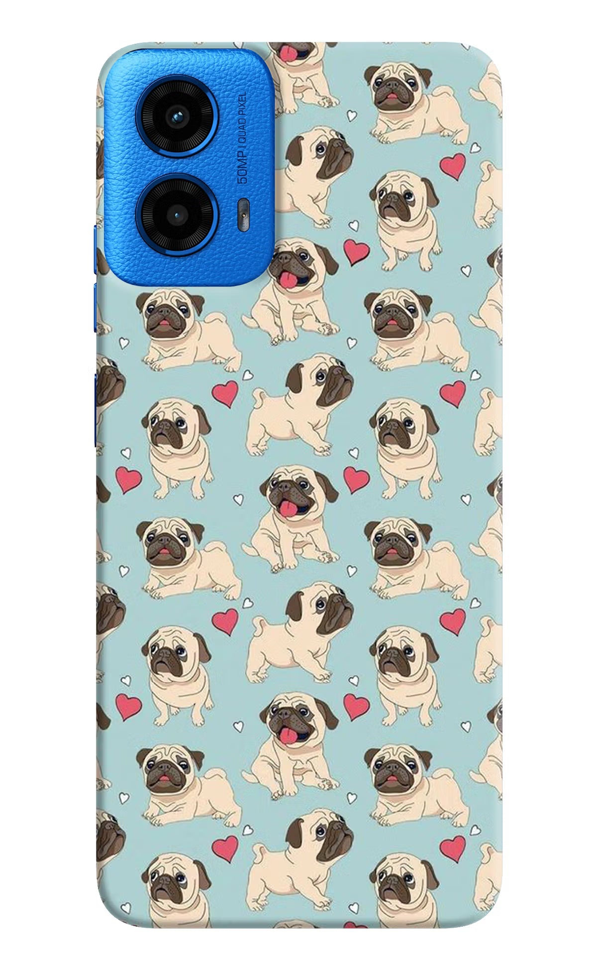 Pug Dog Moto G45 Hard Case Back Cover by Casekaro