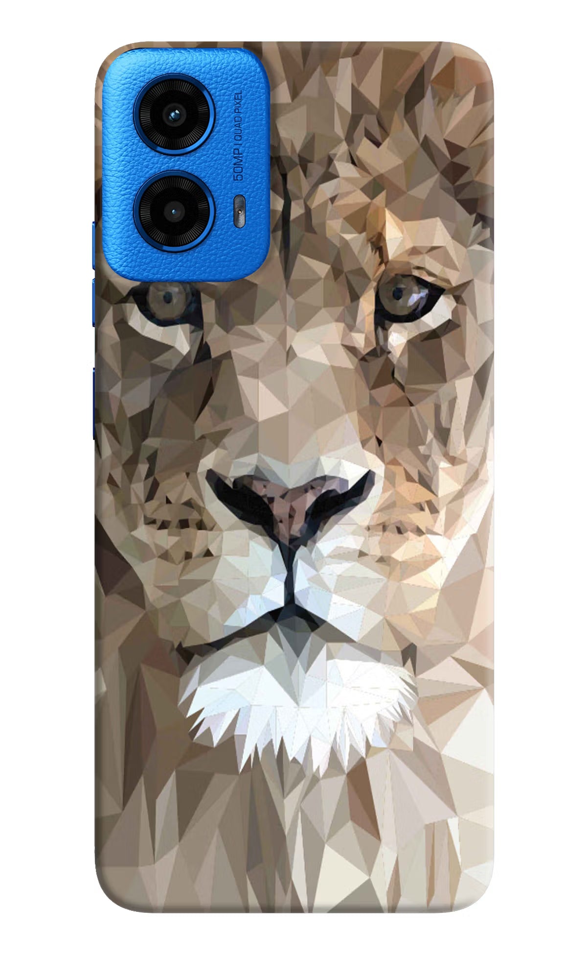 Lion Art Moto G45 Hard Case Back Cover by Casekaro
