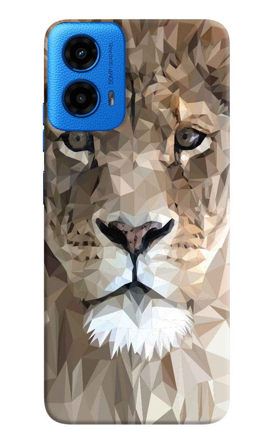 Lion Art Moto G45 Hard Case Back Cover by Casekaro