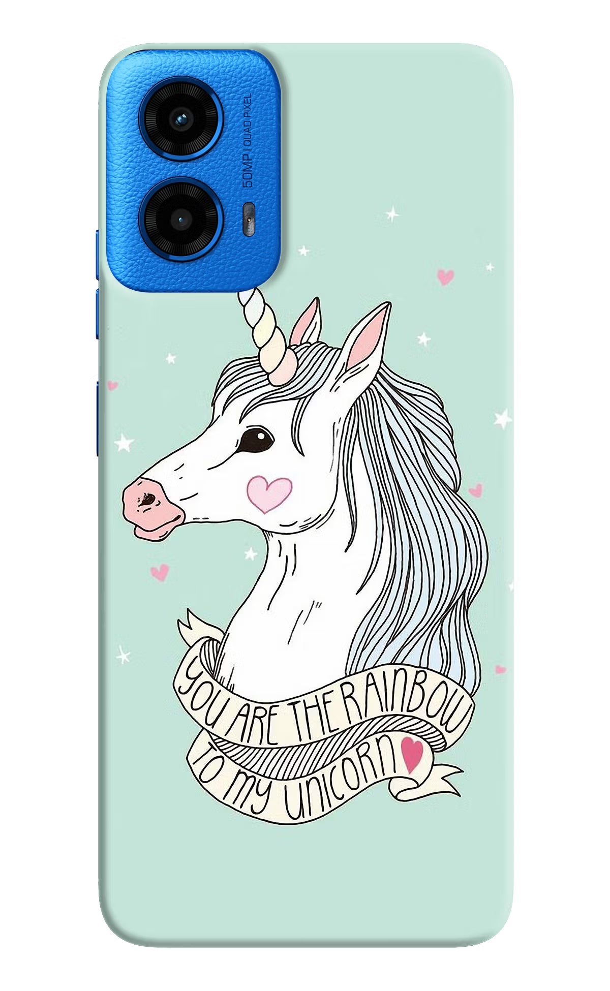 Unicorn Wallpaper Moto G45 Hard Case Back Cover by Casekaro
