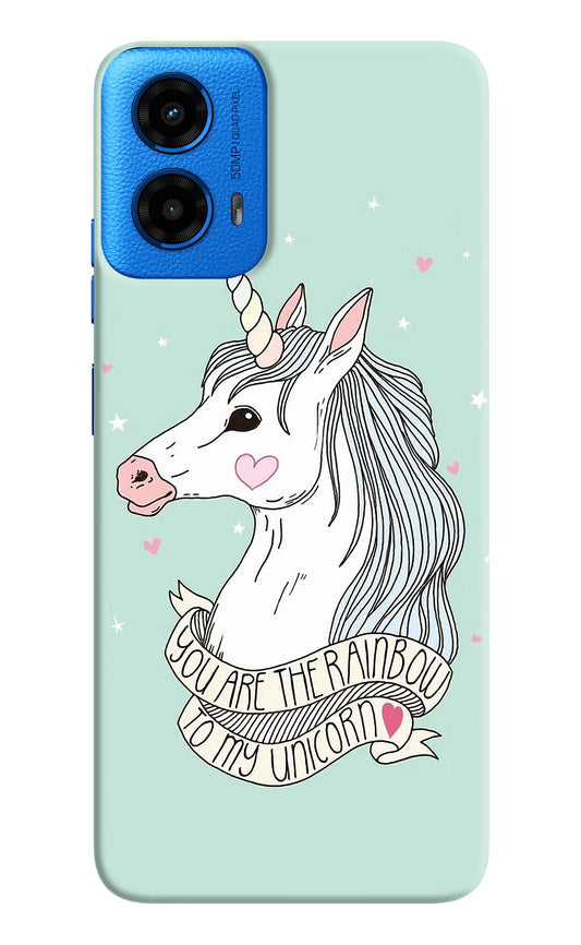 Unicorn Wallpaper Moto G45 Hard Case Back Cover by Casekaro