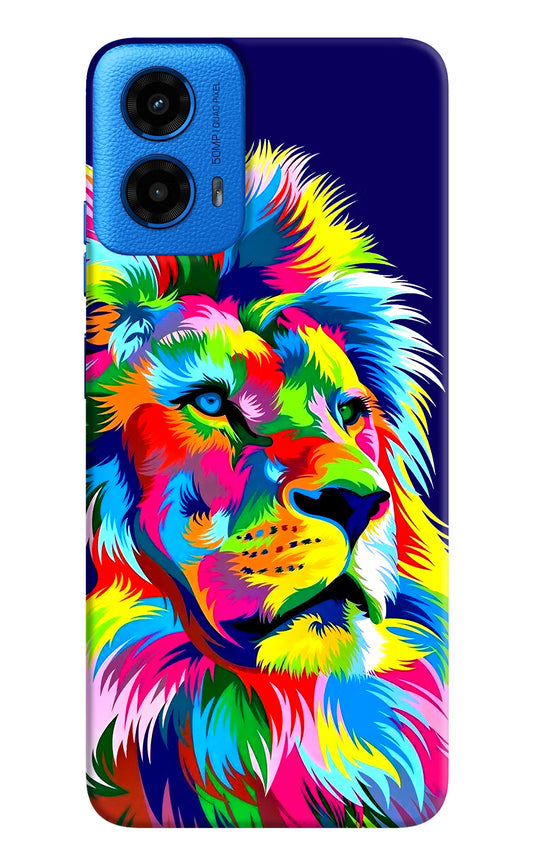 Vector Art Lion Moto G45 Hard Case Back Cover by Casekaro