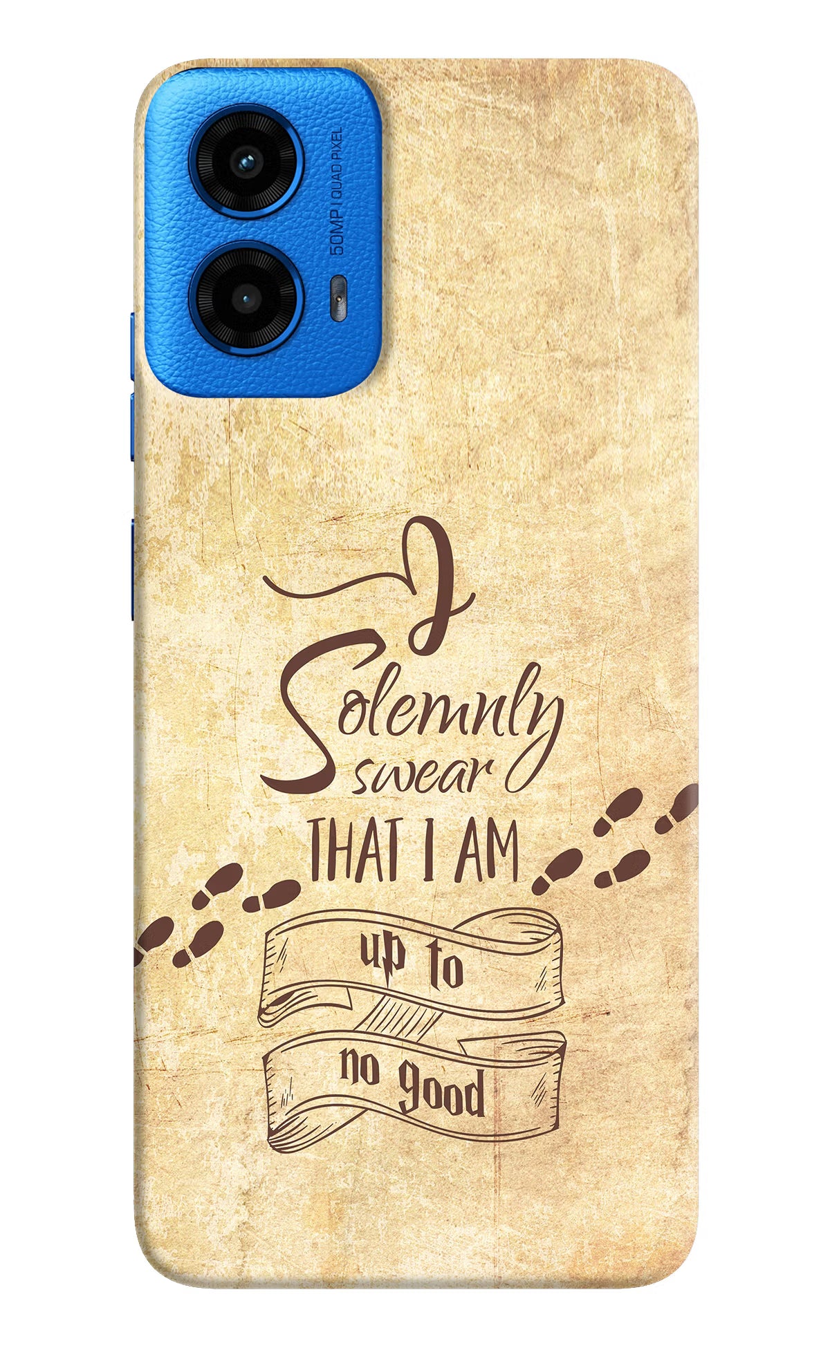 I Solemnly swear that i up to no good Moto G45 Hard Case Back Cover by Casekaro