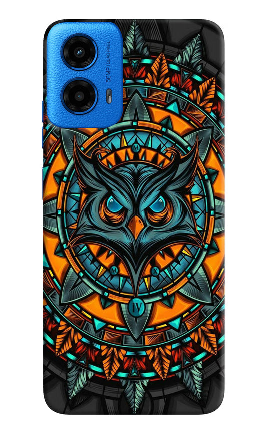 Angry Owl Art Moto G45 Hard Case Back Cover by Casekaro