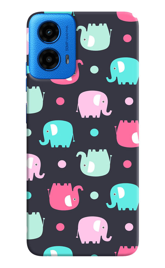 Elephants Moto G45 Hard Case Back Cover by Casekaro