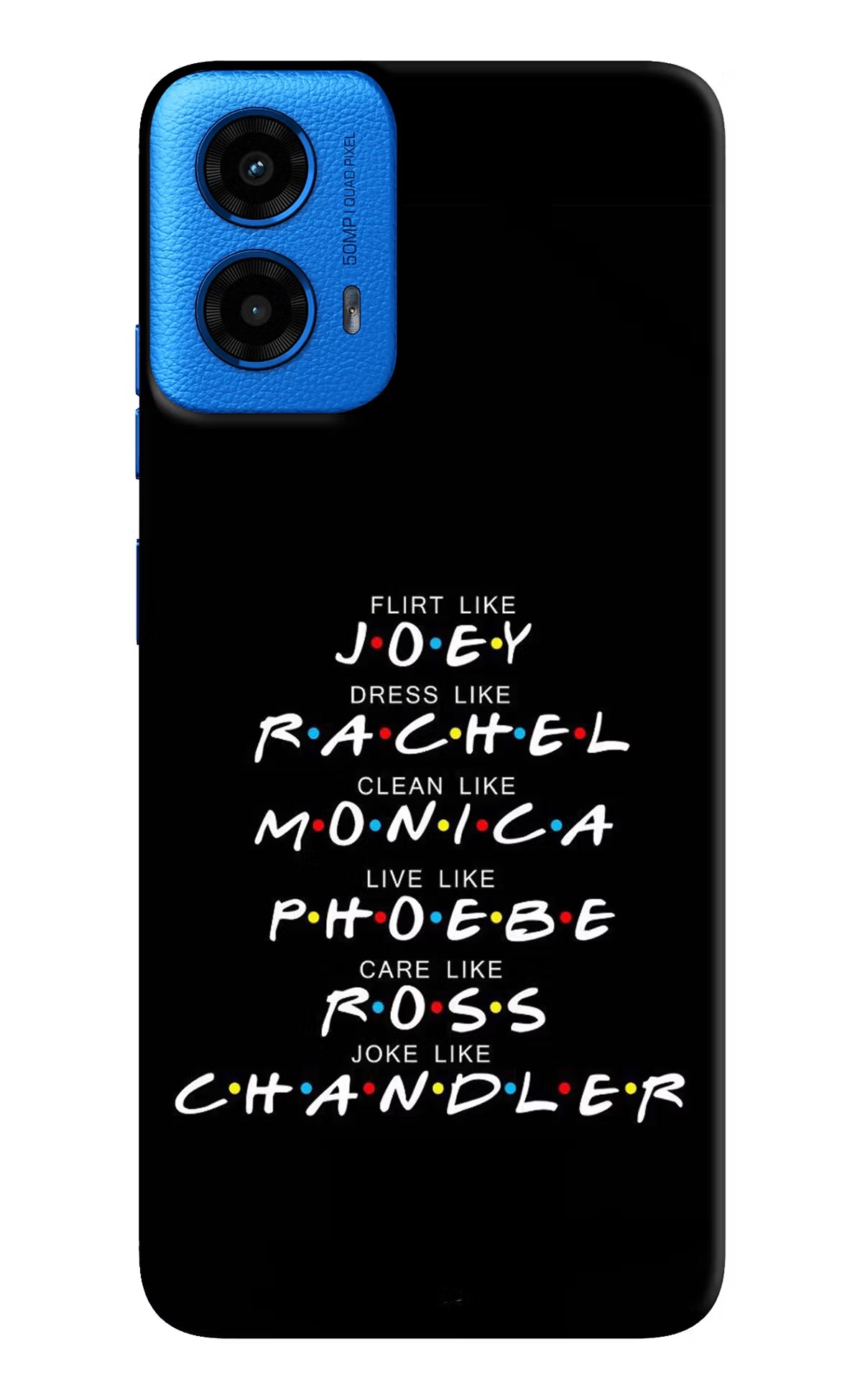 FRIENDS Character Moto G45 Hard Case Back Cover by Casekaro