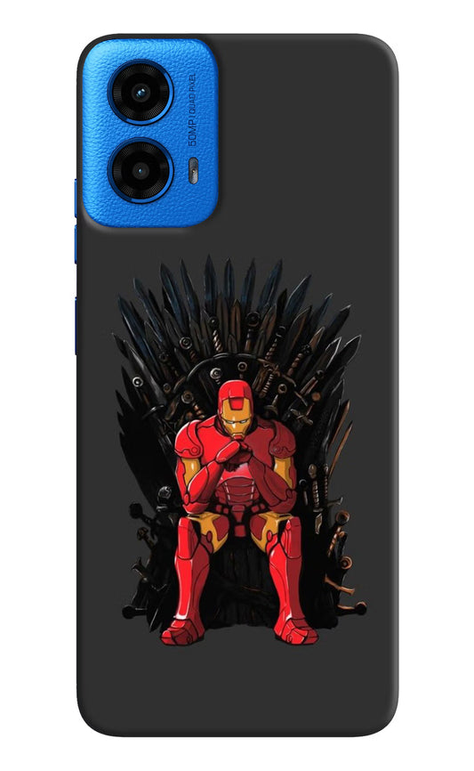 Ironman Throne Moto G45 Hard Case Back Cover by Casekaro