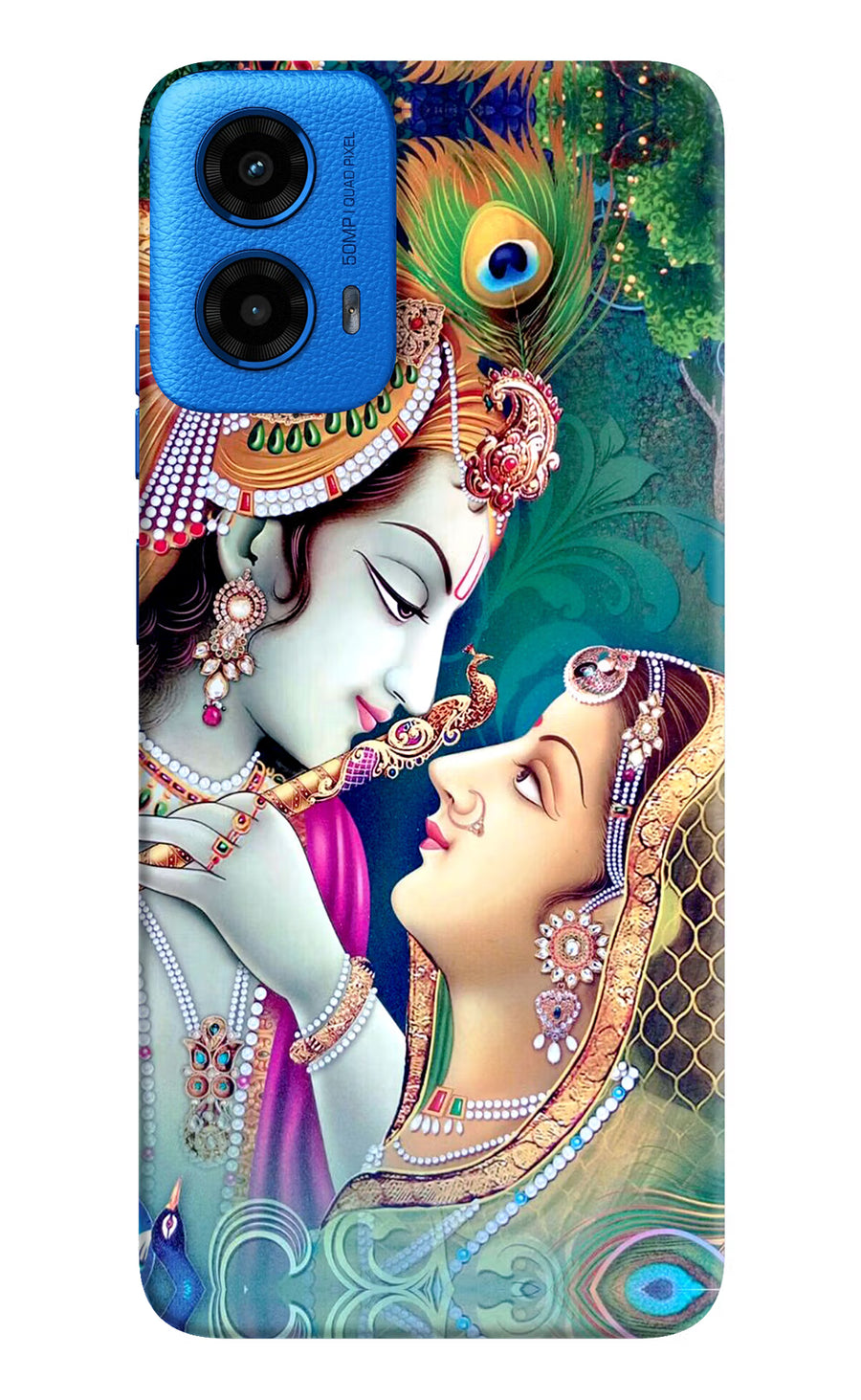 Lord Radha Krishna Moto G45 Back Cover, Hard case