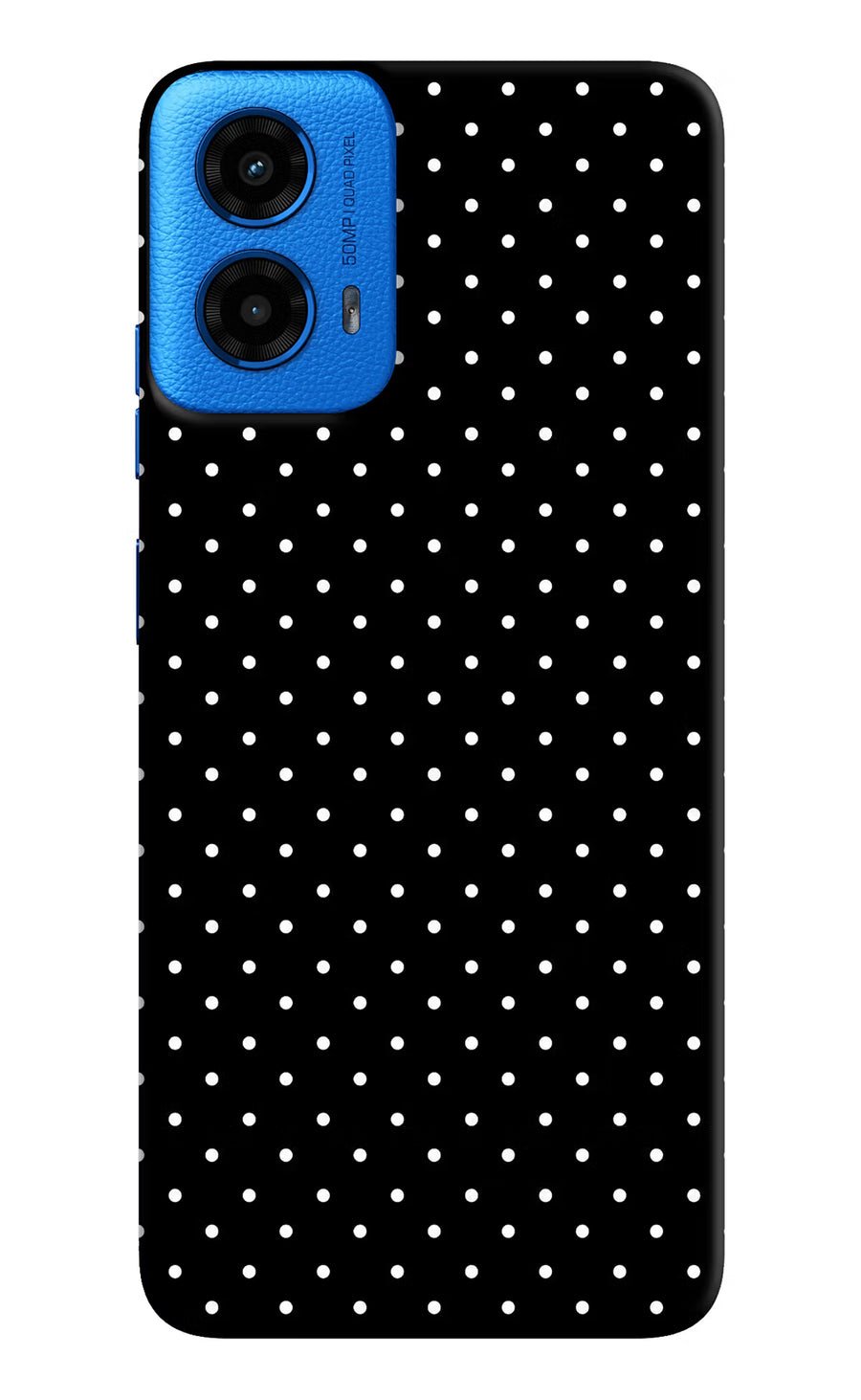 White Dots Moto G45 Back Cover, Hard case