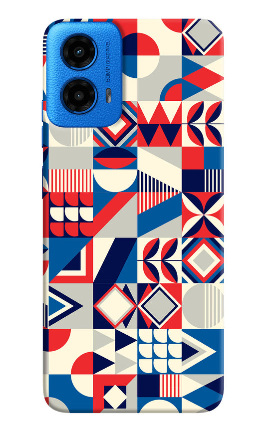 Colorful Pattern Moto G45 Hard Case Back Cover by Casekaro