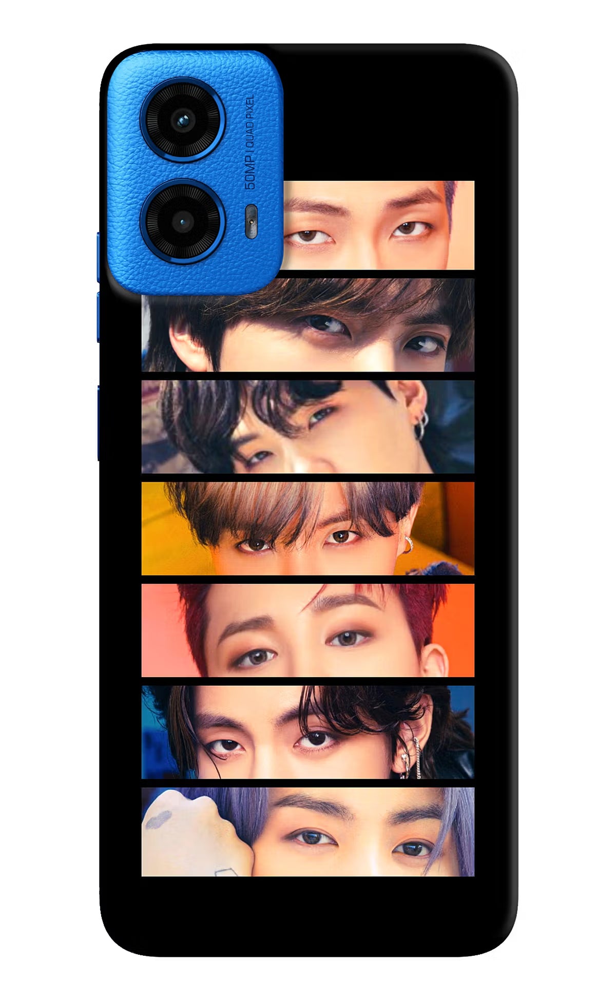BTS Eyes Moto G45 Hard Case Back Cover by Casekaro