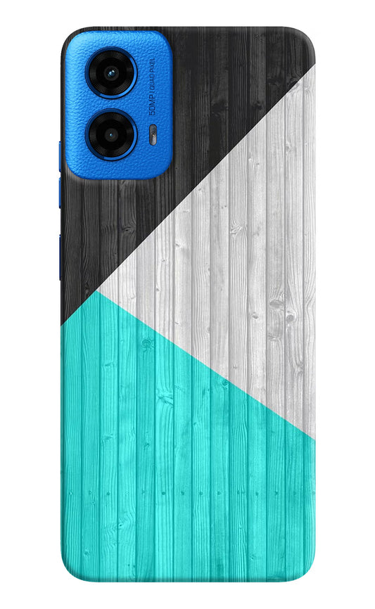 Wooden Abstract Moto G45 Hard Case Back Cover by Casekaro