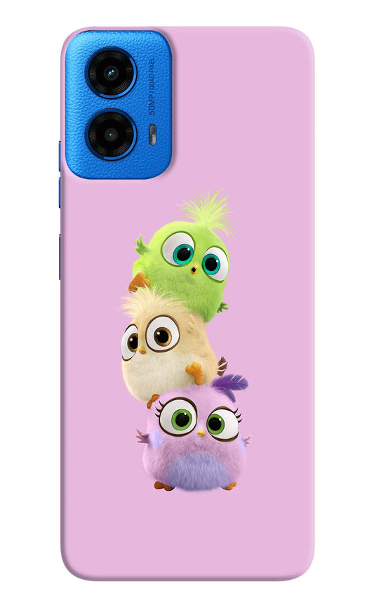 Cute Little Birds Moto G45 Hard Case Back Cover by Casekaro