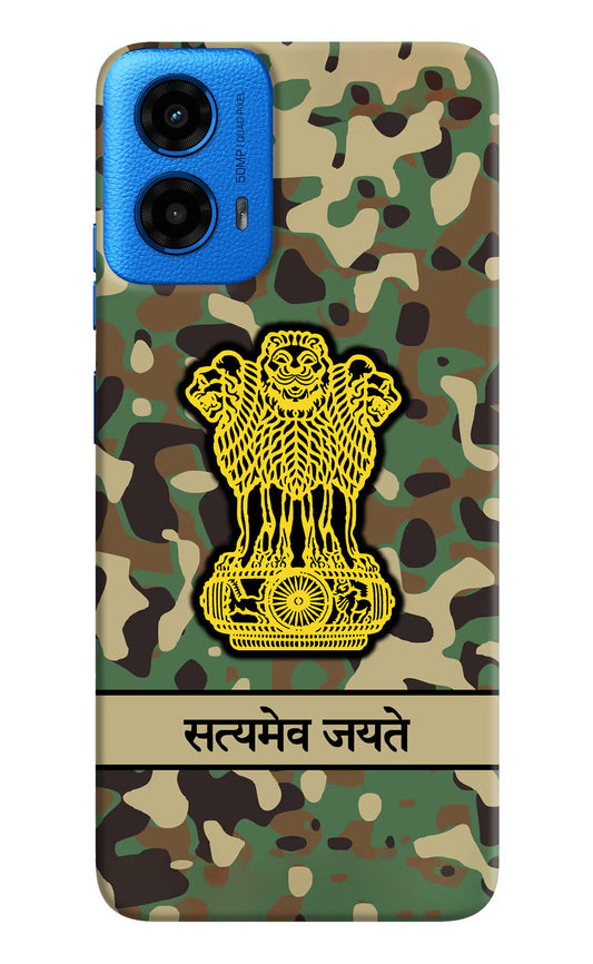 Satyamev Jayate Army Moto G45 Hard Case Back Cover by Casekaro