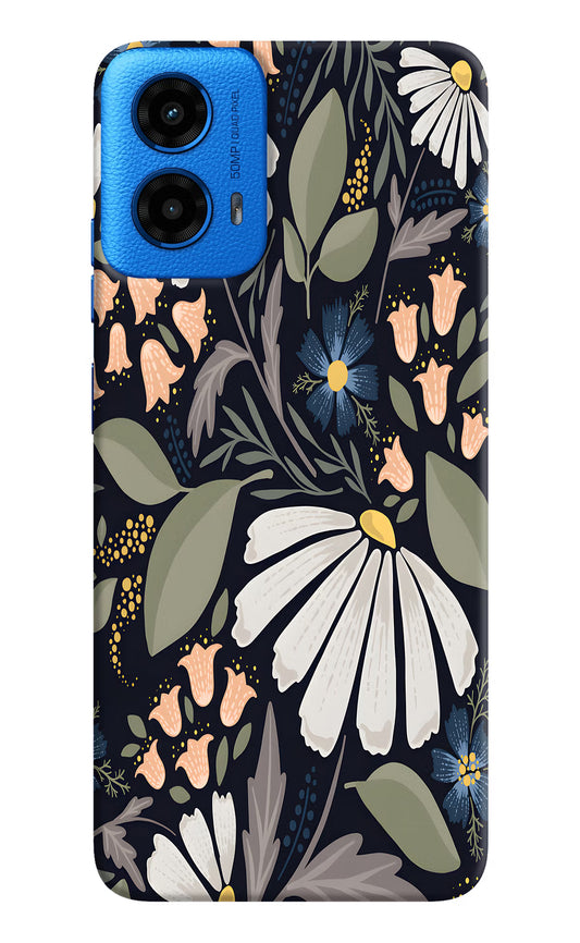 Flowers Art Moto G45 Hard Case Back Cover by Casekaro