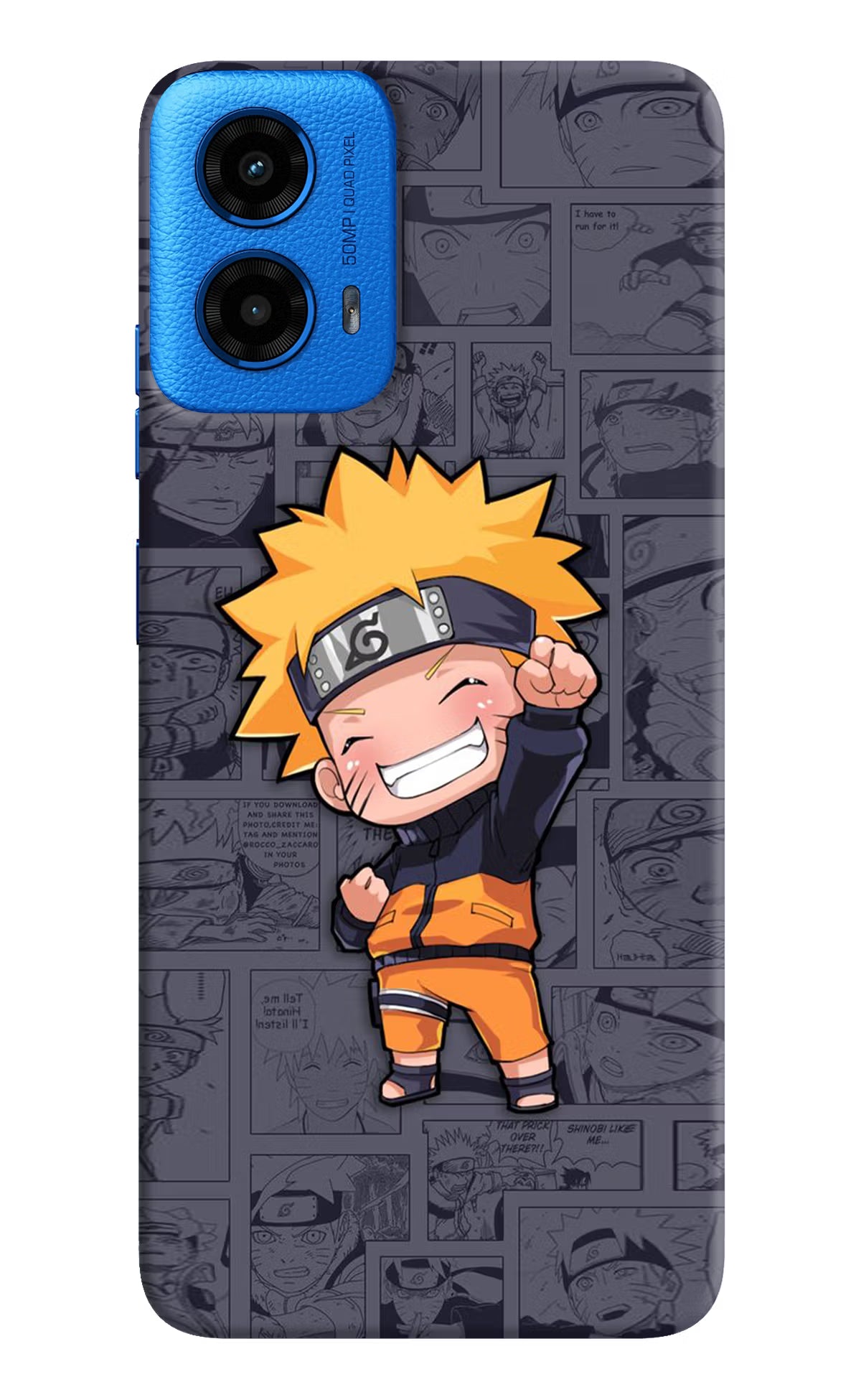 Chota Naruto Moto G45 Hard Case Back Cover by Casekaro