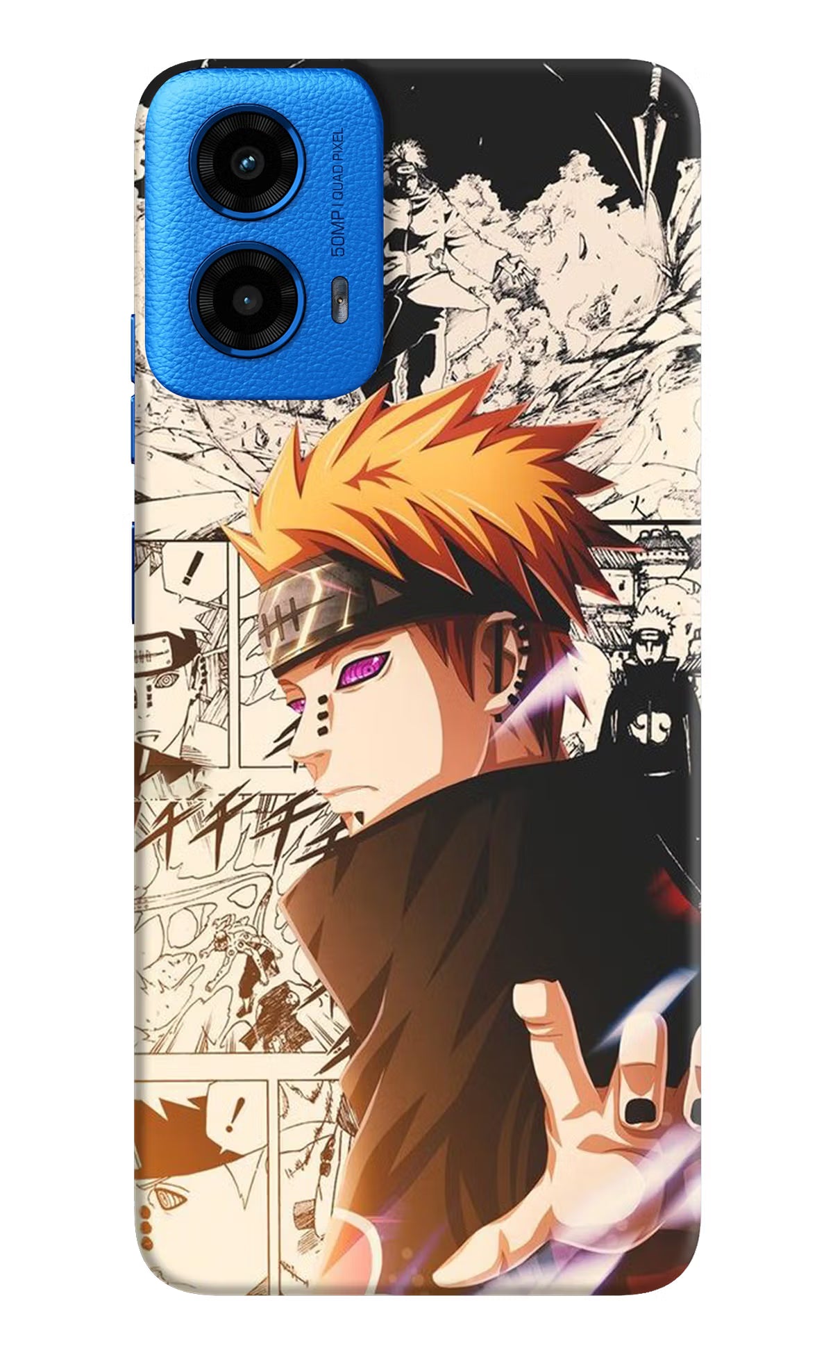 Pain Anime Moto G45 Hard Case Back Cover by Casekaro