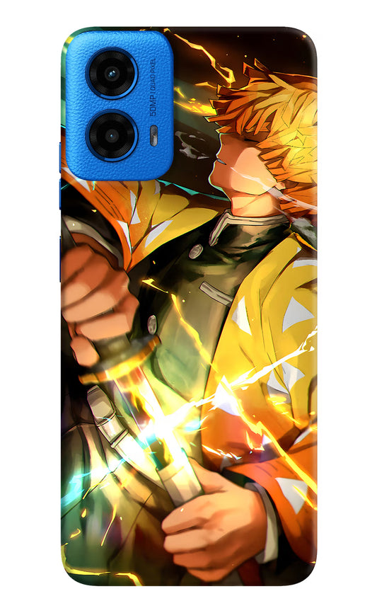 Demon Slayer Moto G45 Hard Case Back Cover by Casekaro
