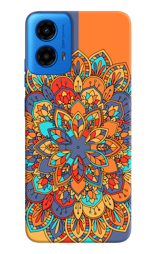 Color Mandala Moto G45 Hard Case Back Cover by Casekaro