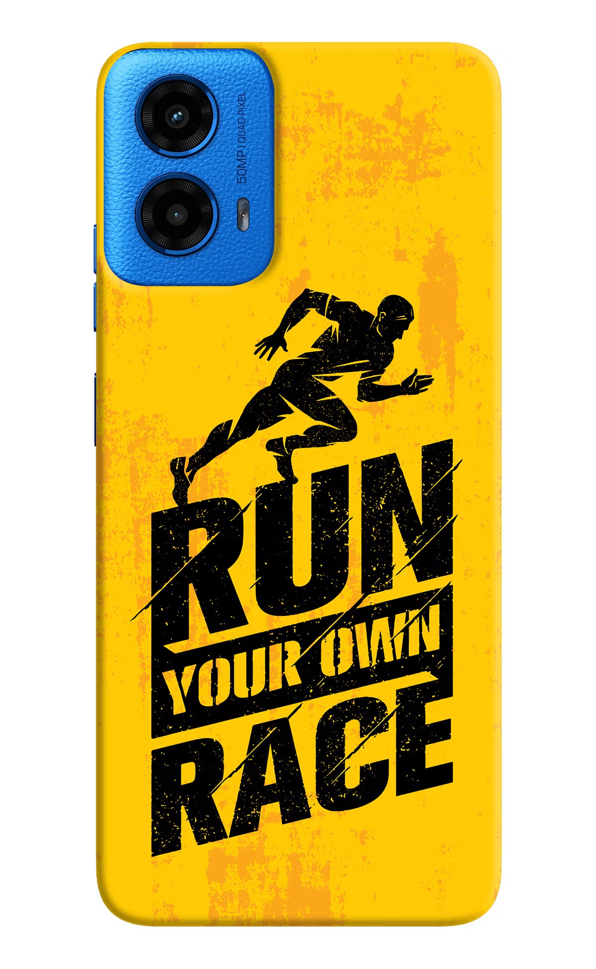 Run Your Own Race Moto G45 Hard Case Back Cover by Casekaro