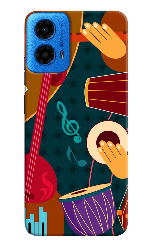 Music Instrument Moto G45 Hard Case Back Cover by Casekaro