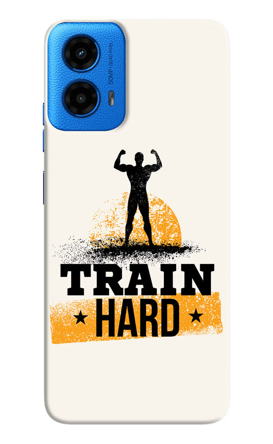 Train Hard Moto G45 Hard Case Back Cover by Casekaro