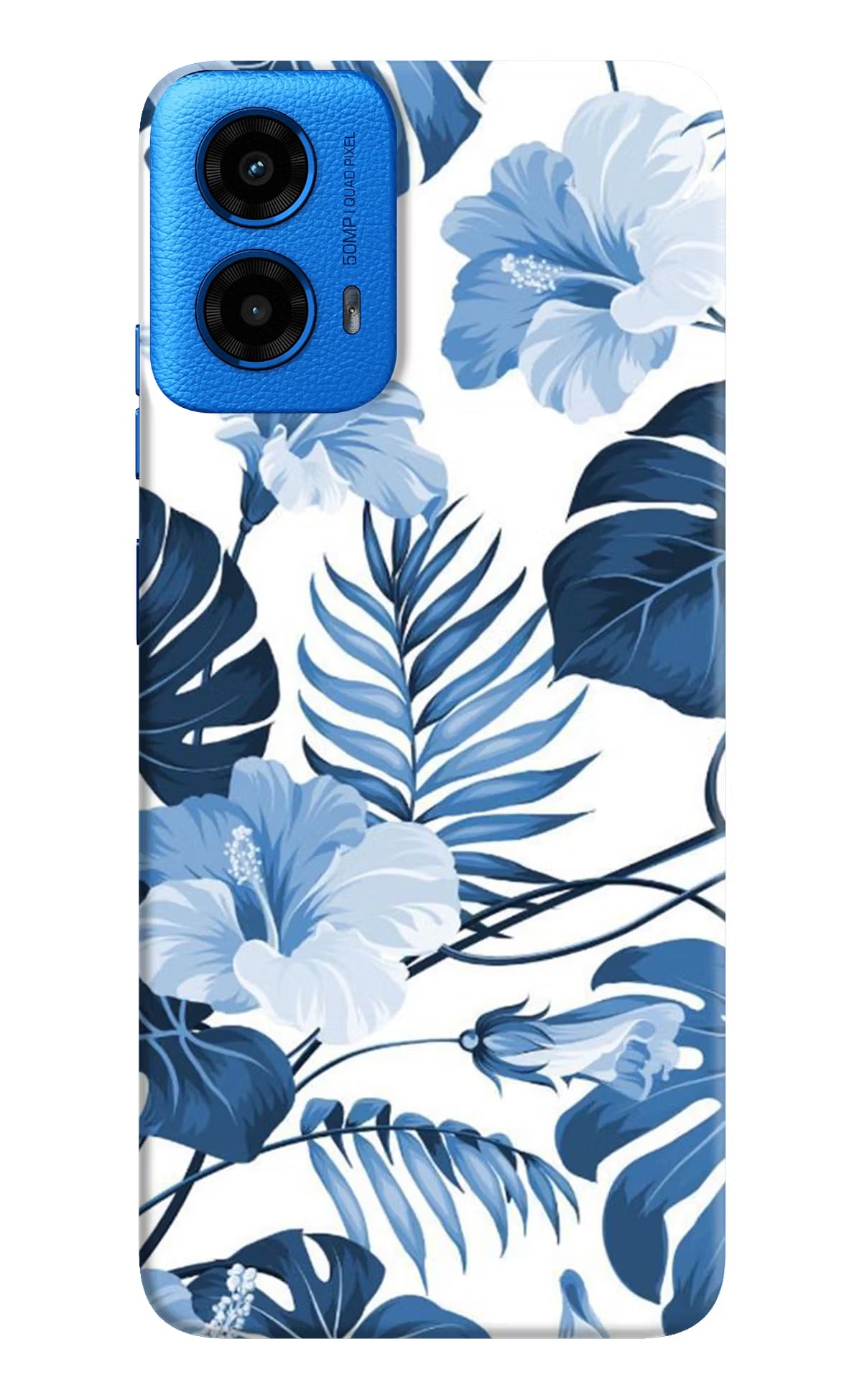Fabric Art Moto G45 Hard Case Back Cover by Casekaro
