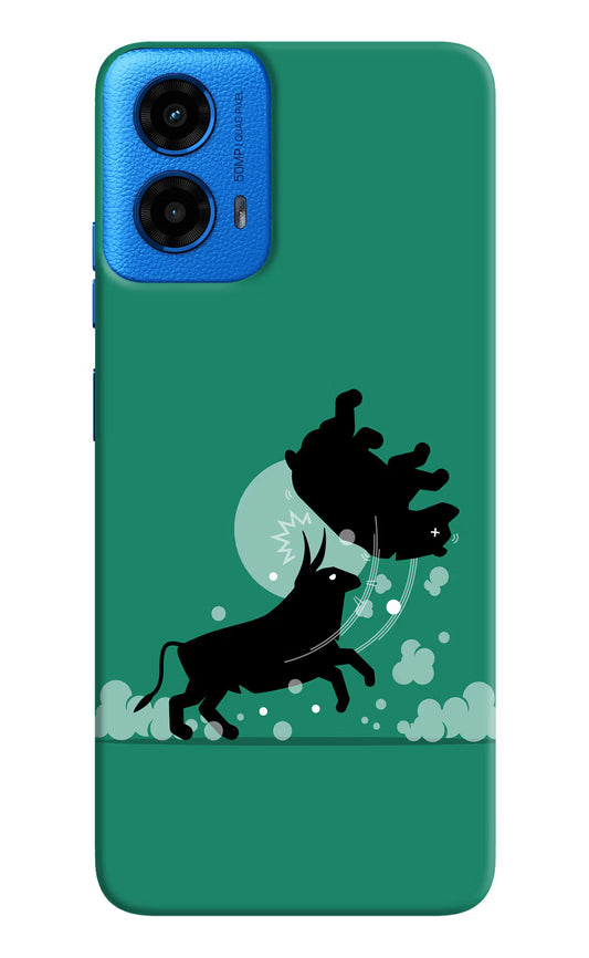 Bull Conqueror Moto G45 Hard Case Back Cover by Casekaro