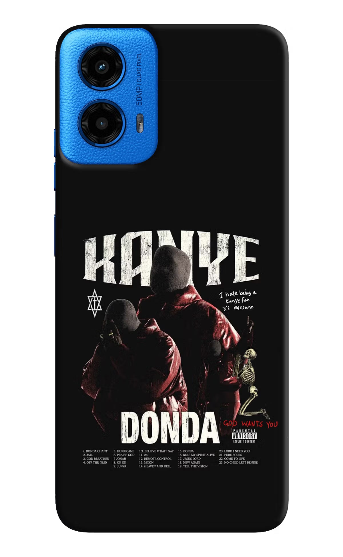 Donda Kanye West Moto G45 Hard Case Back Cover by Casekaro