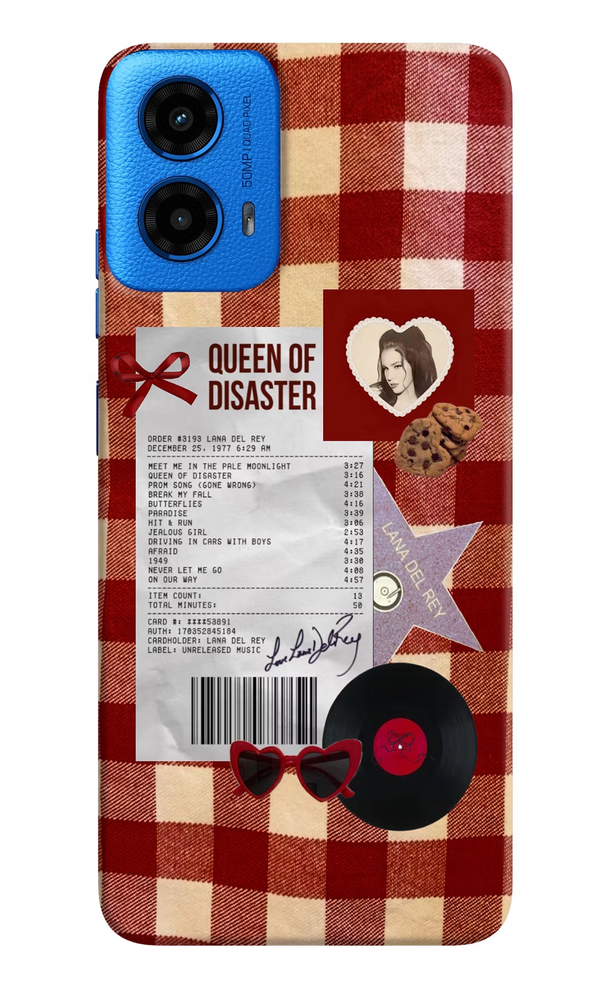 Queen of Disaster Moto G45 Hard Case Back Cover by Casekaro