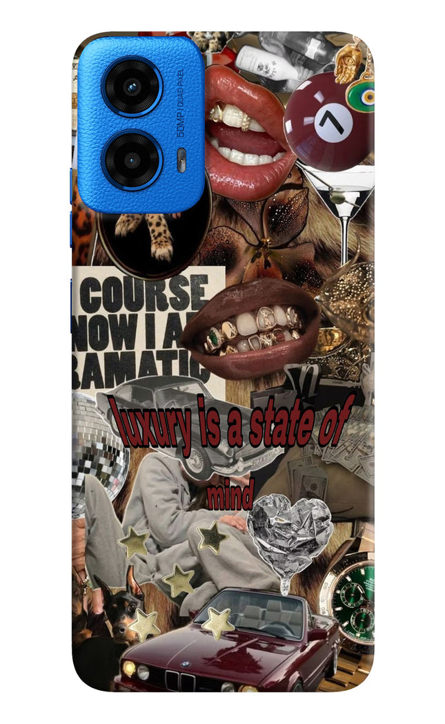 Luxury Moto G45 Hard Case Back Cover by Casekaro