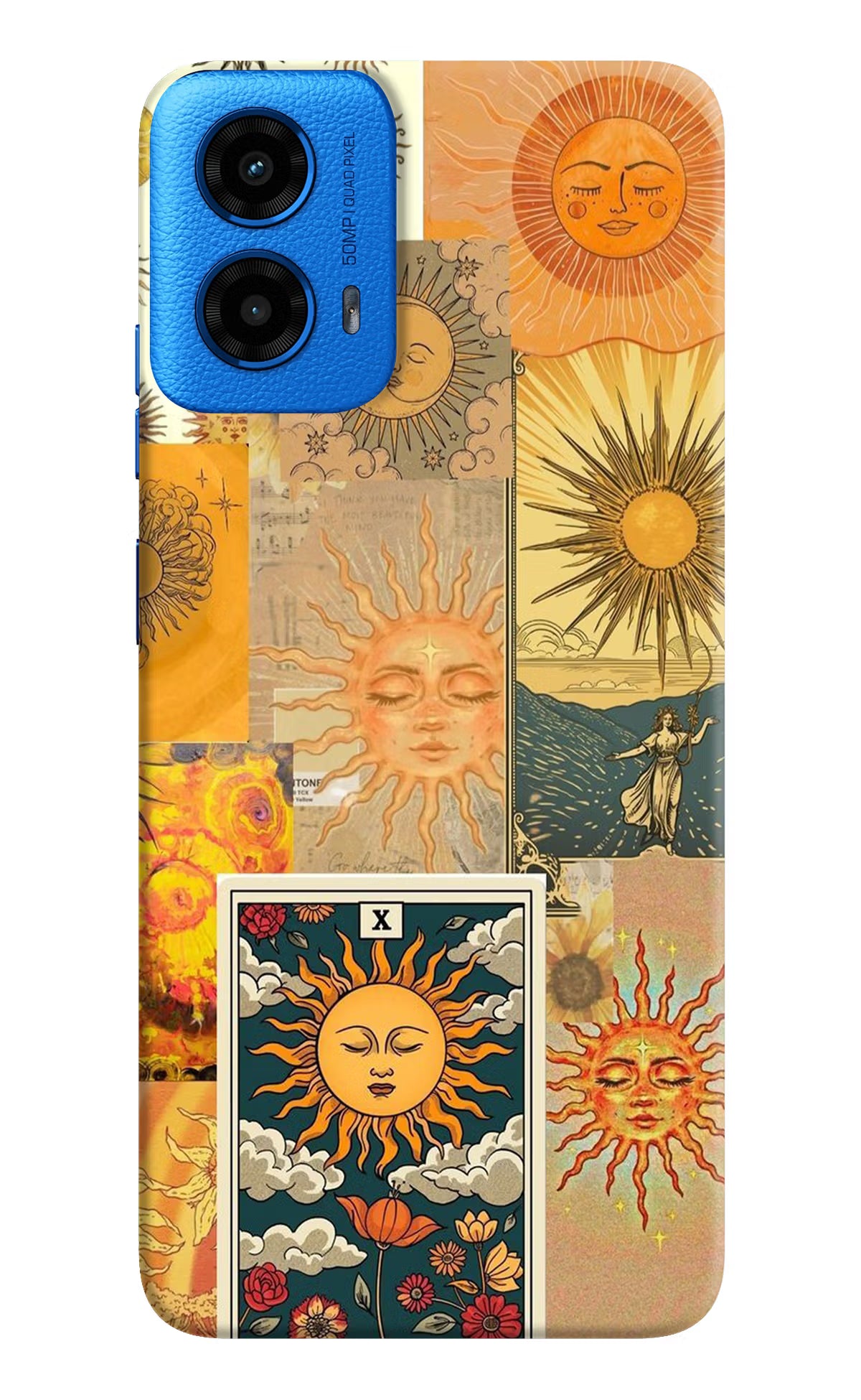 Sun Moto G45 Hard Case Back Cover by Casekaro