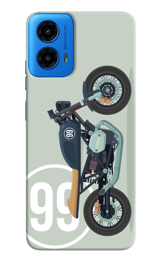 Classic Cafe Racer 99 Moto G45 Hard Case Back Cover by Casekaro