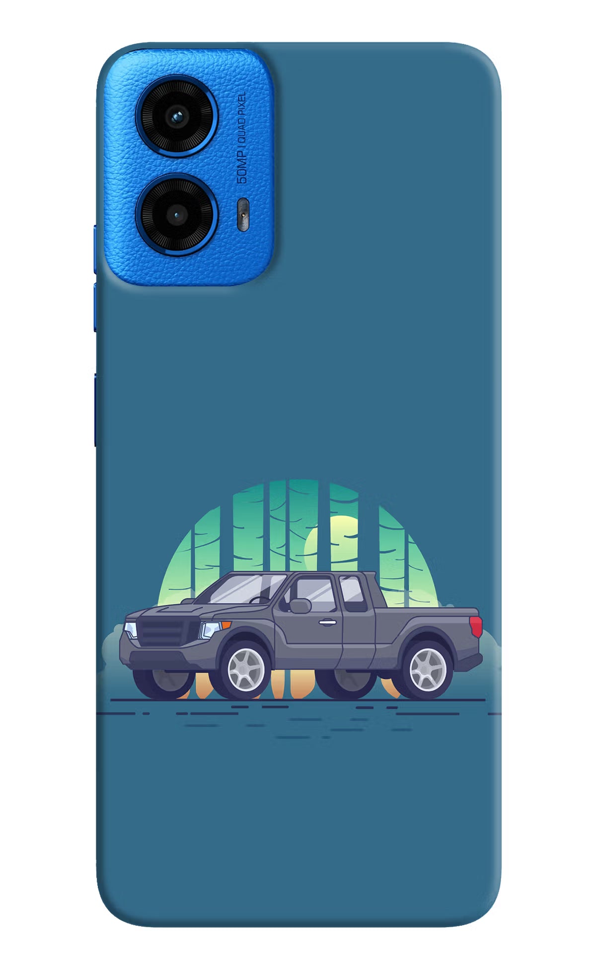 Retro Garage Vibe Moto G45 Hard Case Back Cover by Casekaro
