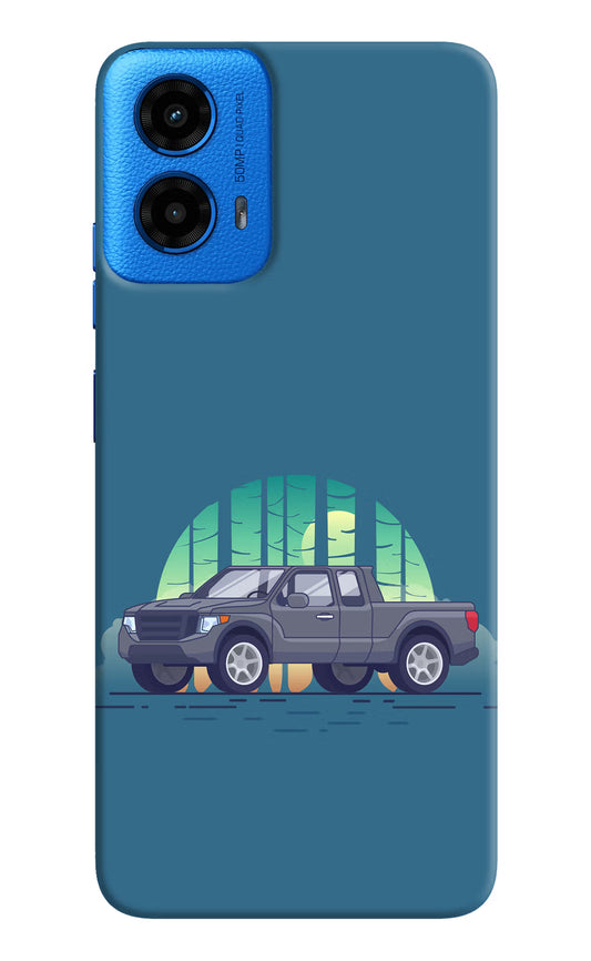 Retro Garage Vibe Moto G45 Hard Case Back Cover by Casekaro