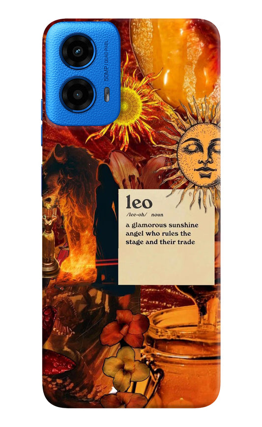 Leo Zodiac Moto G45 Hard Case Back Cover by Casekaro