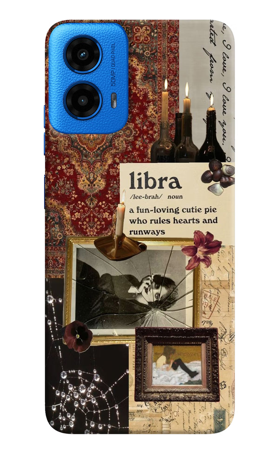 Libra Zodiac Moto G45 Back Cover, Hard case