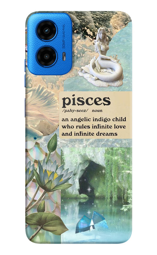 Pisces Zodiac Moto G45 Hard Case Back Cover by Casekaro