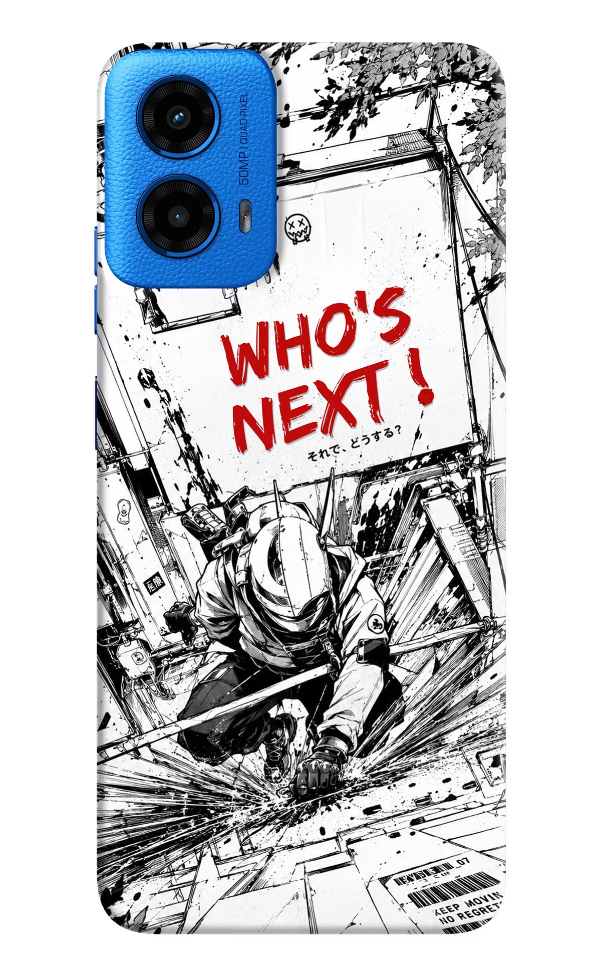 Who's Next Moto G45 Hard Case Back Cover by Casekaro