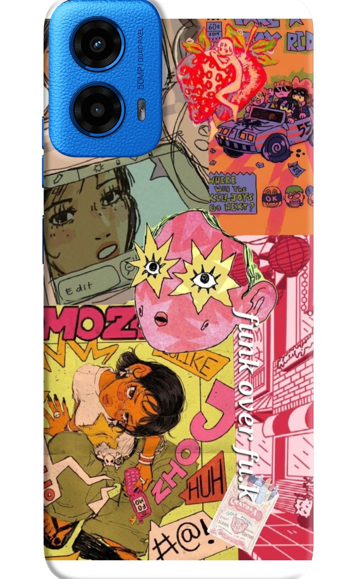 Funkover Moto G45 Back Cover